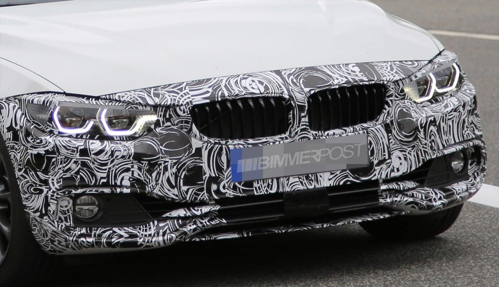 BMW４シリーズグランクーペLCIモデルの初のスパイショット！ヘッドライトのLED化・デザイン変更、テールライトLED化など