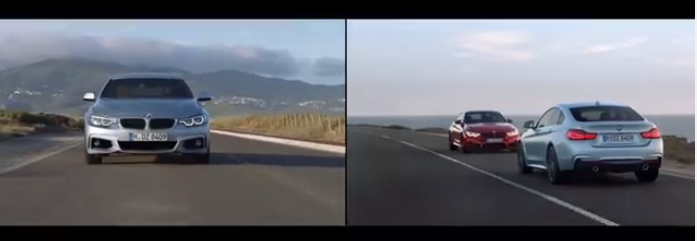BMW M4にGoProマウントで撮影された新型４シリーズLCIのCMがカッコいい＾＾45秒バージョンCMもCool!!
