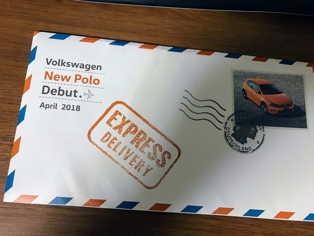 VWディーラーからNew PoloデビューフェアのDMが届きました♪新型ポロ試乗はもう少し待ちたいと思う２つのポイント＾＾；