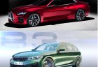 BMW新旧４シリーズコンセプトカー対決&コンセプト４のキドニーグリルを通常サイズにするとどうなる？