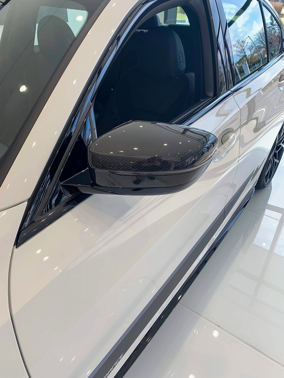 自動車 BMW 3クラス G20 2019-IN エクステリアミラー装飾 リアミラー