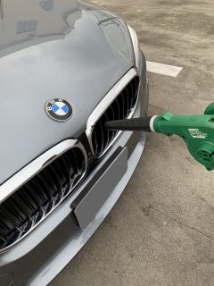 愛車BMW G31を泡洗車しました♪水滴飛ばしにピッタリなリーズナブルなブロア「KIMO充電式コードレスブロワ」＾＾