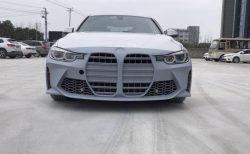 BMW３シリーズ(F30)用のM4(G82)巨大キドニーグリル風社外バンパーが登場！！ニーズ無さそう(^_^;)
