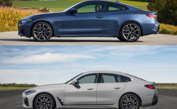 新型BMW４シリーズグランクーペ(G26)と４シリーズクーペ(G22)のデザインを写真を並べて比較してみた！